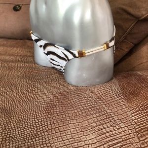 Vix Zebra Print Bikini Roped, M